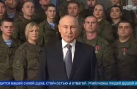 Новогоднее обращение президента Российской Федерации В.В. Путина 2024 смотреть онлайн